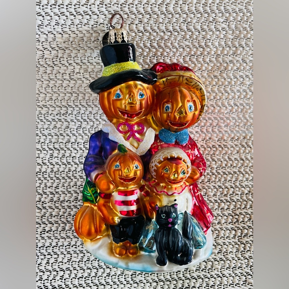 Christopher Radko 2001 "The Patchworthies" Halloween Ornament " November  Autumn